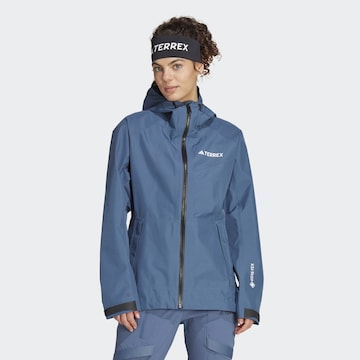ADIDAS TERREX Performance Jacket in Blue: front