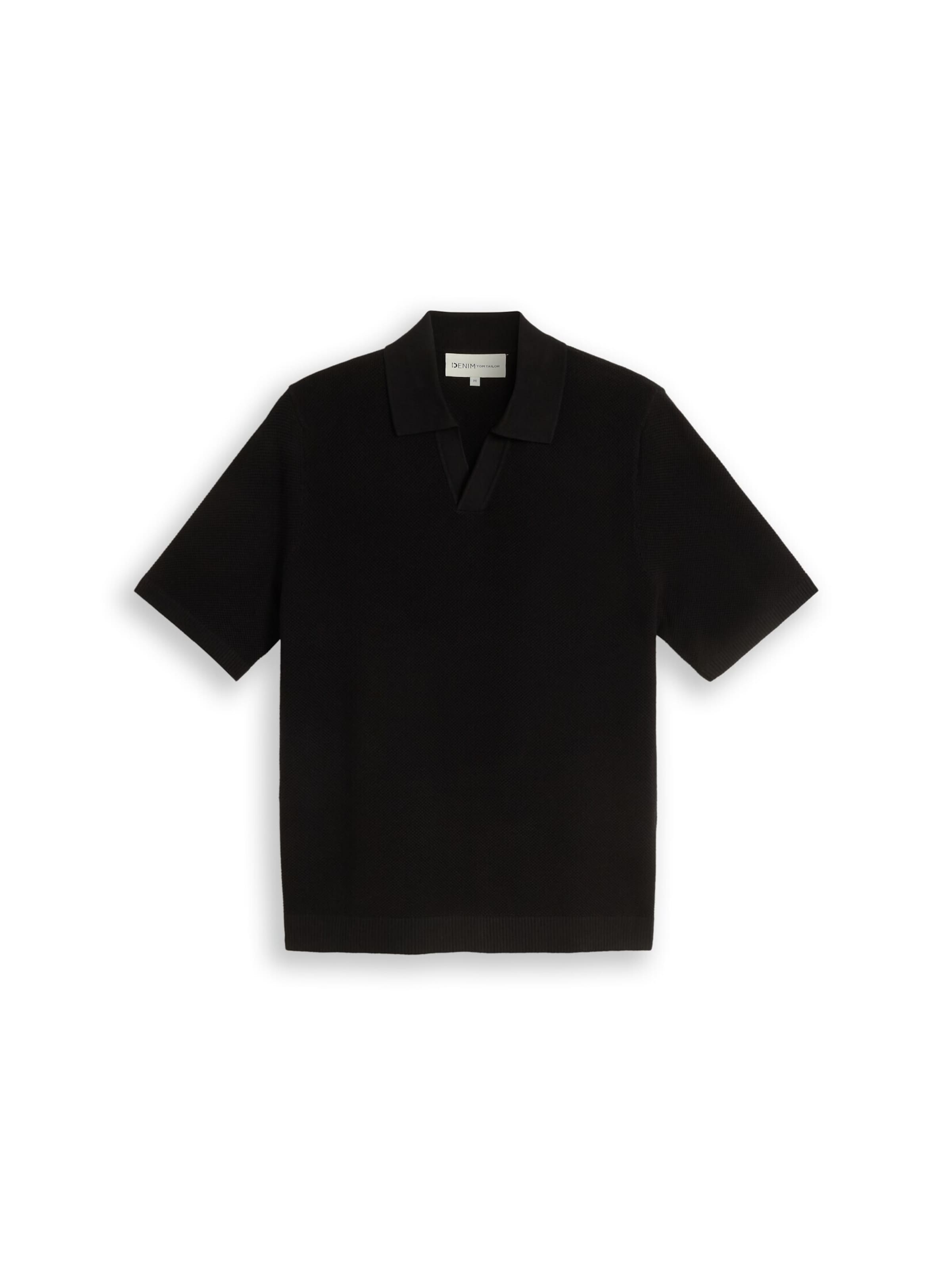 TOM TAILOR DENIM Trui in Zwart: voorkant