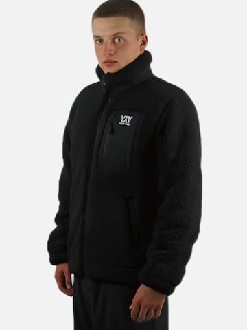 HEFTYKA Fleece Jacket 'SHERPA' in Black