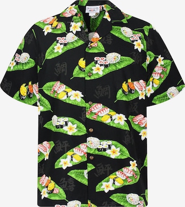 Coupe regular Chemise 'Sushi' Pacific Legend en noir : devant