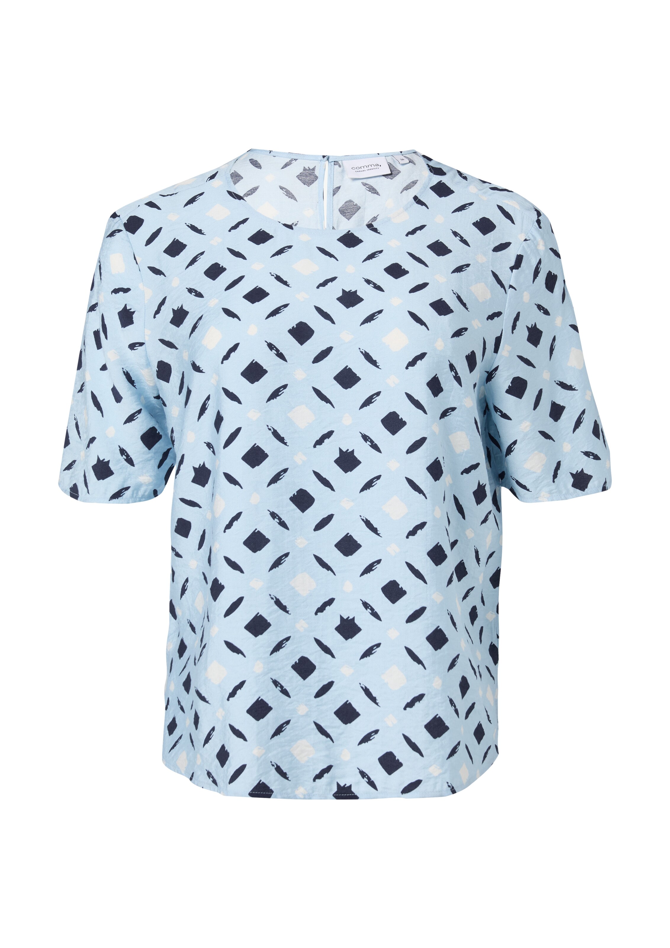comma casual identity Blouse in Blue: front