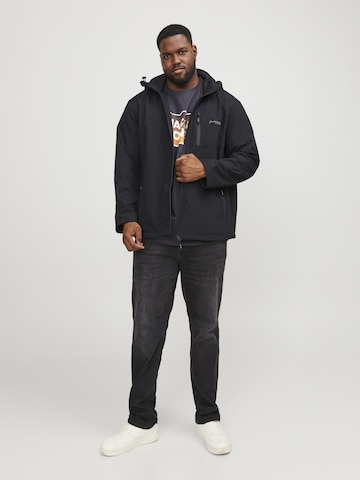 Jack & Jones Plus Winter Jacket 'Tyson' in Black