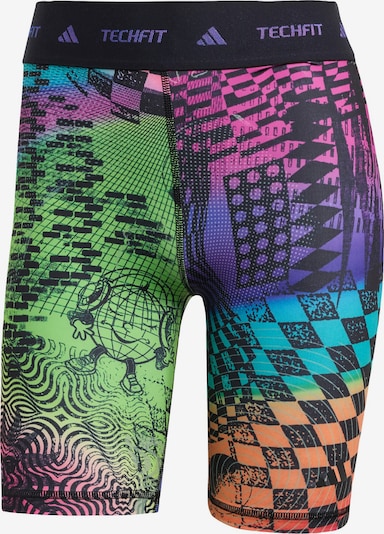 ADIDAS PERFORMANCE Pantalon de sport 'Adidas x Jeremy Scott Pride' en vert / orange / rose / noir, Vue avec produit