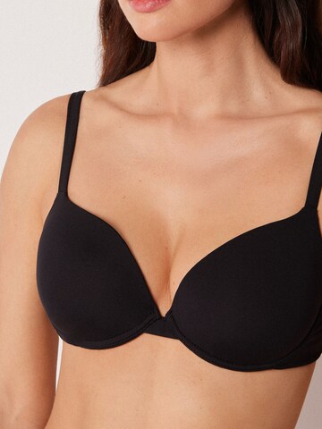 CALZEDONIA Push-up Bikini Top 'Premium Fit' in Black