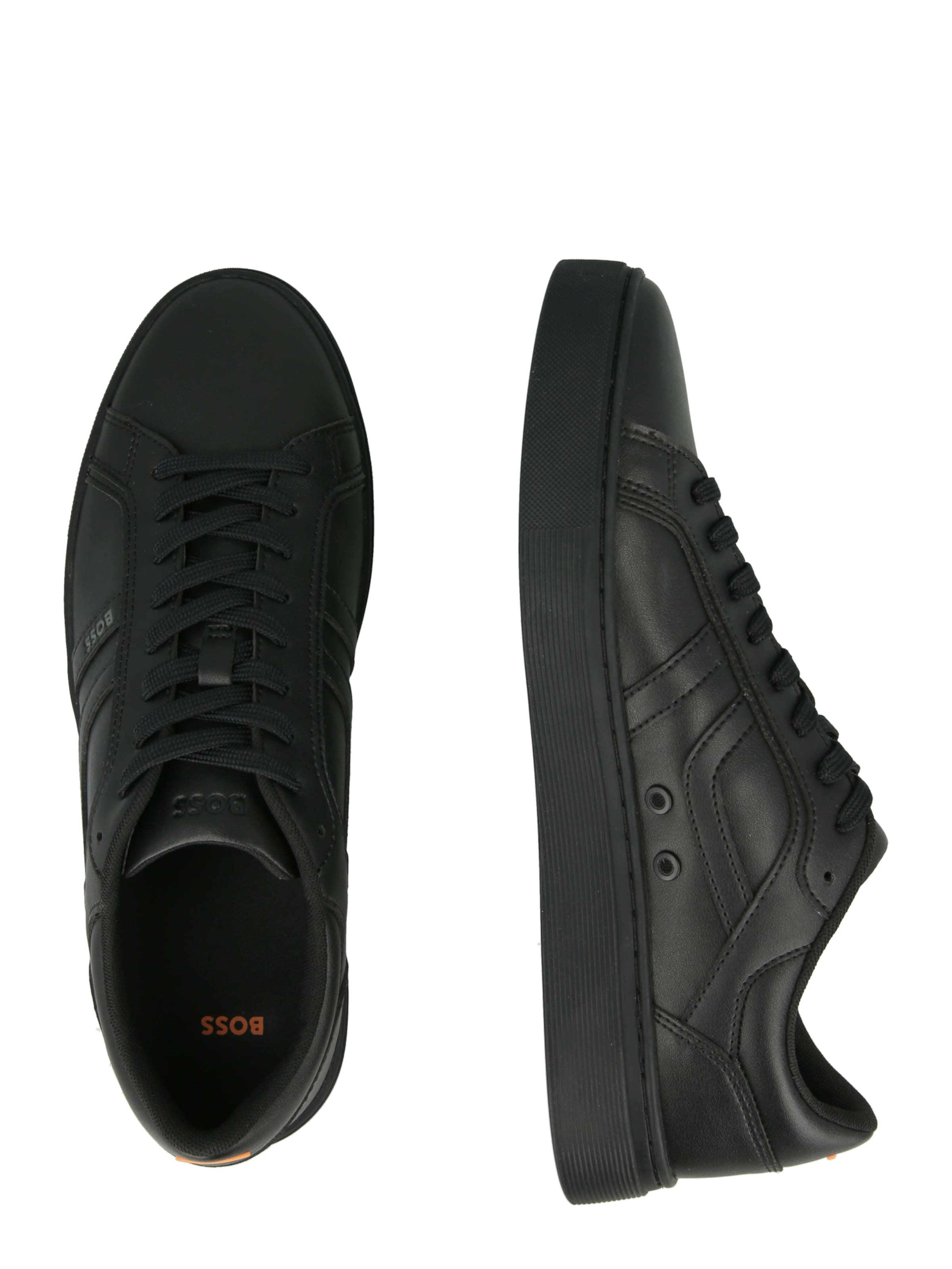 BOSS Низкие кроссовки 'Rhys' в Черный