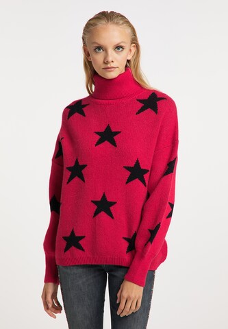 myMo ROCKS Sweater in Red: front