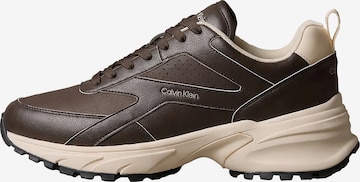 Calvin Klein Sneaker in Braun: Vorderseite