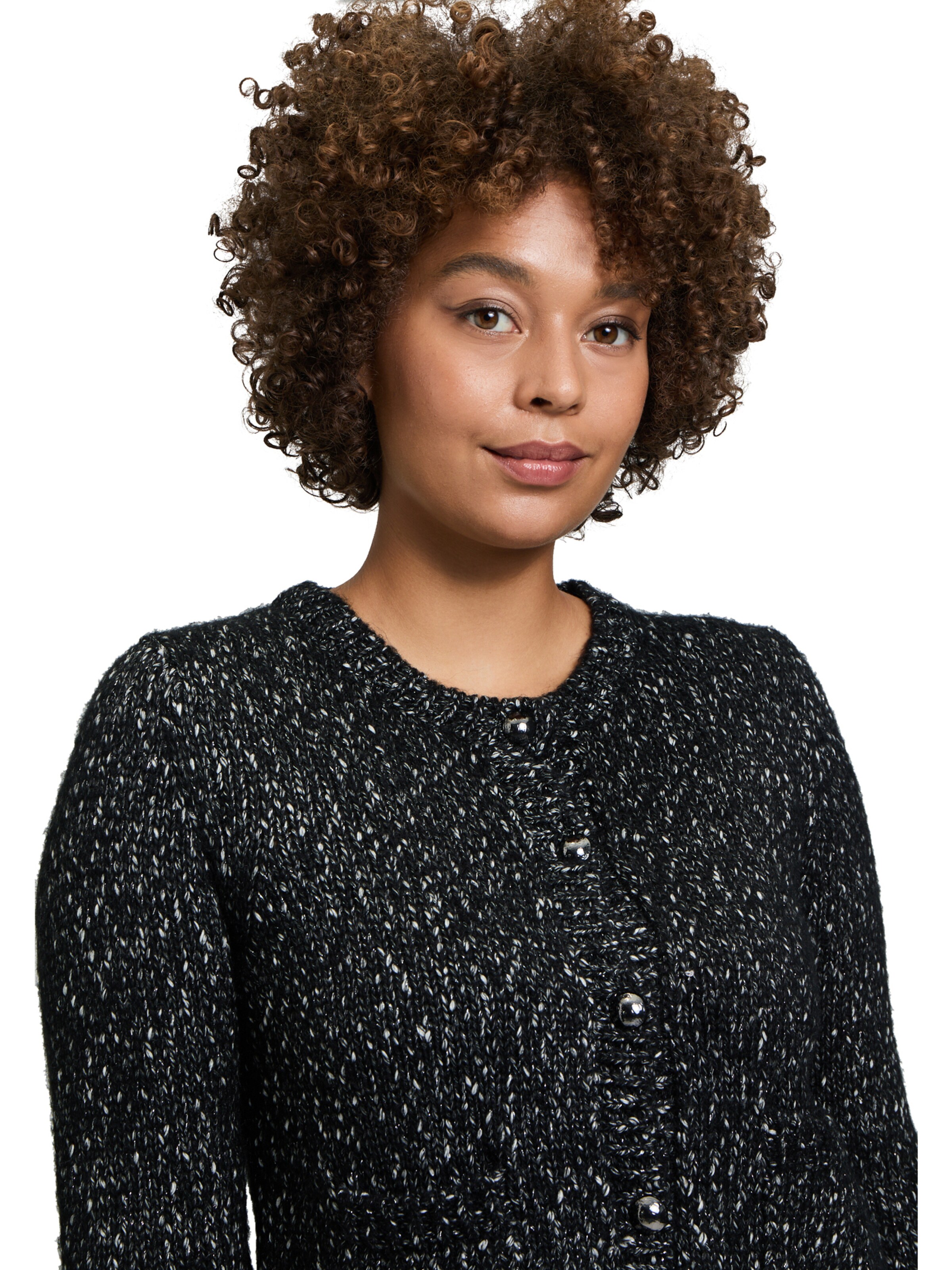 Cardigan Cartoon en noir