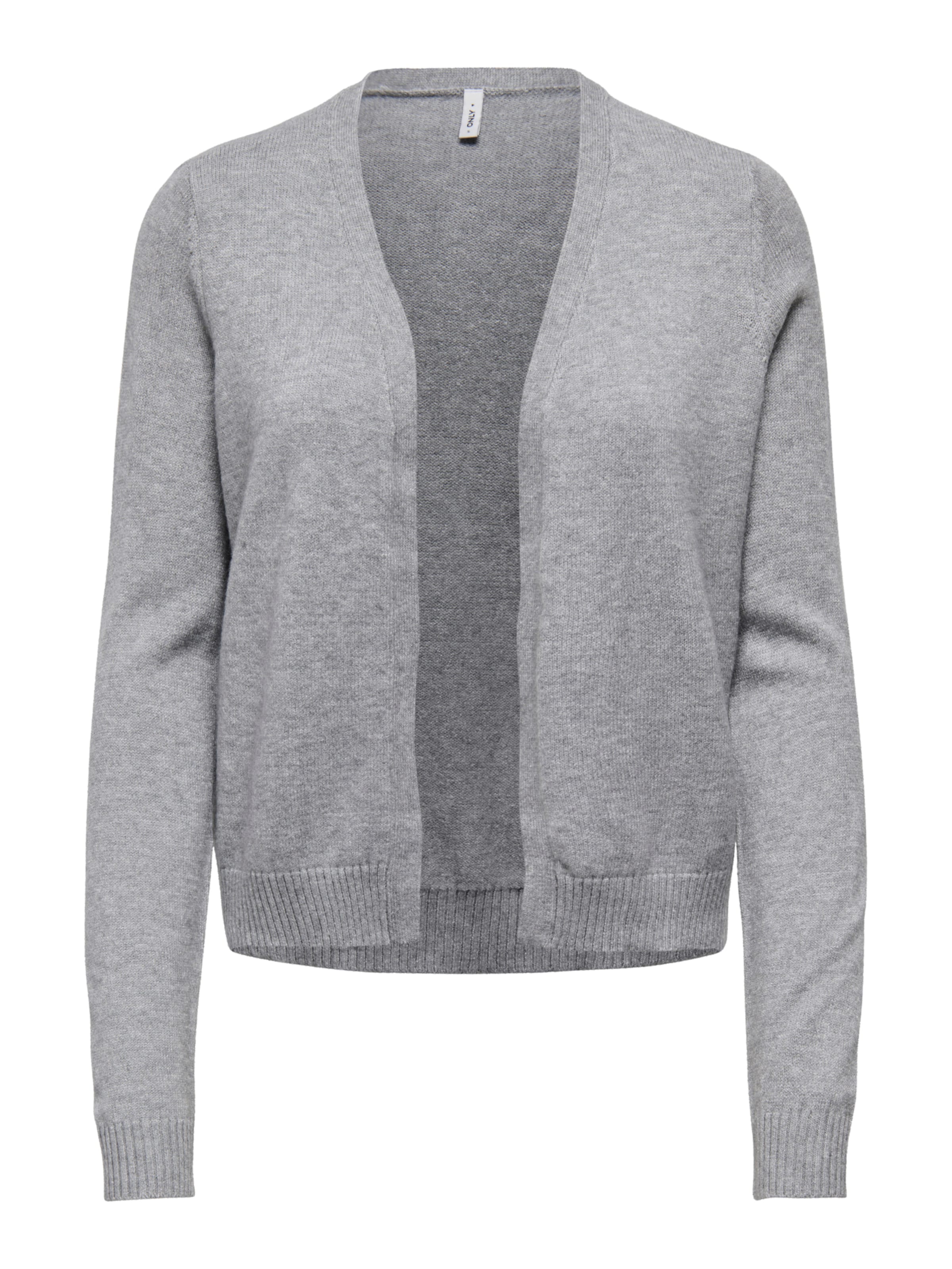 ONLY Strickjacke in Grau: Vorderseite