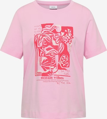 CECIL T-Shirt in Pink: Vorderseite