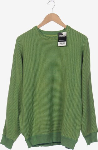 Carlo Colucci Sweater & Cardigan in L-XL in Green: front