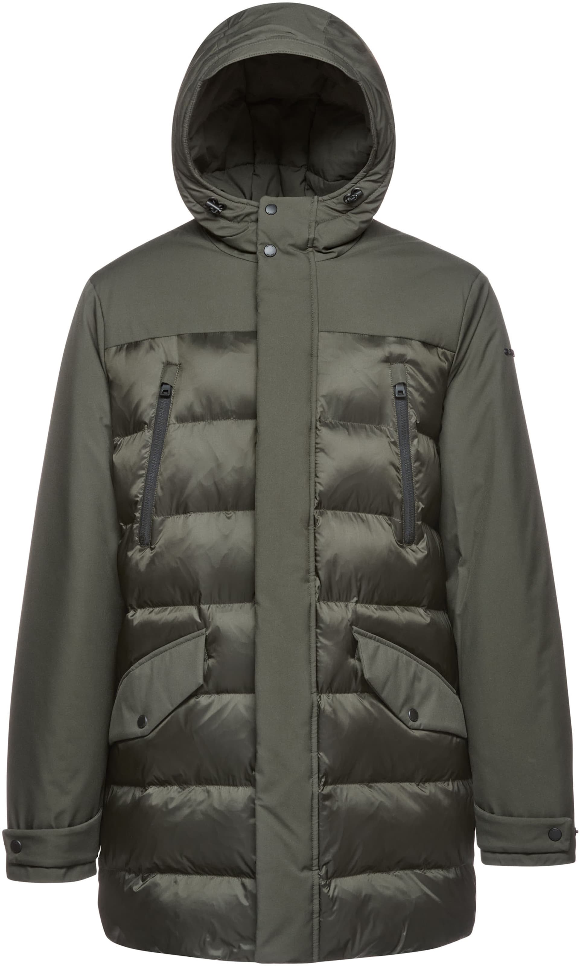 GEOX Wintermantel in Grün: Vorderseite