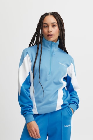 The Jogg Concept Zip-Up Hoodie 'Jcsima' in Blue: front