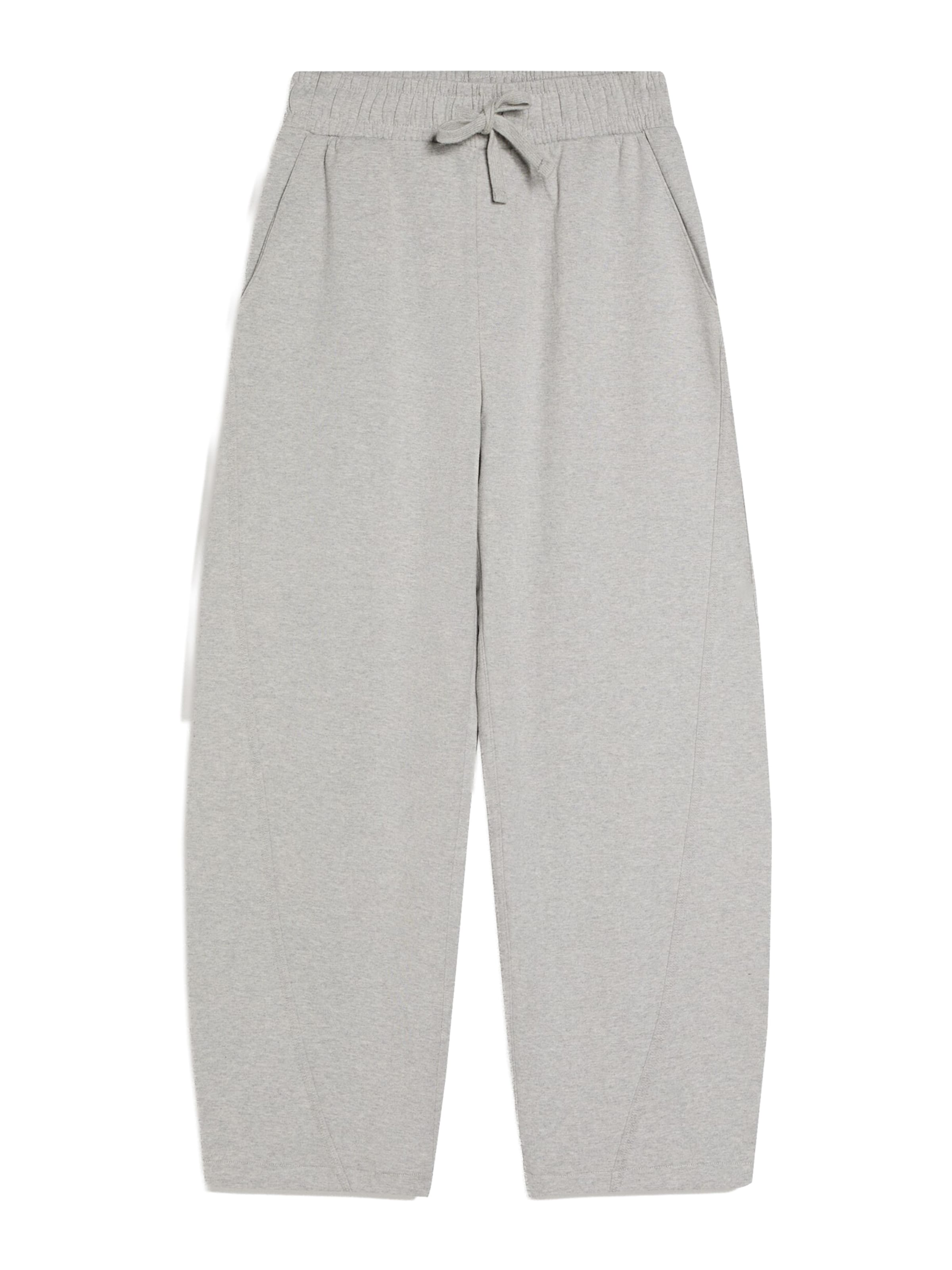 Bershka Baggy Broek in Grijs: voorkant