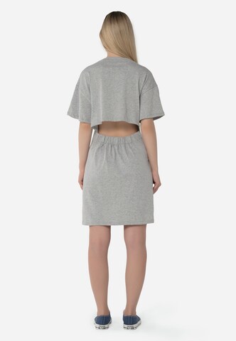 FRESHLIONS Summer dress 'Mariana' in Grey