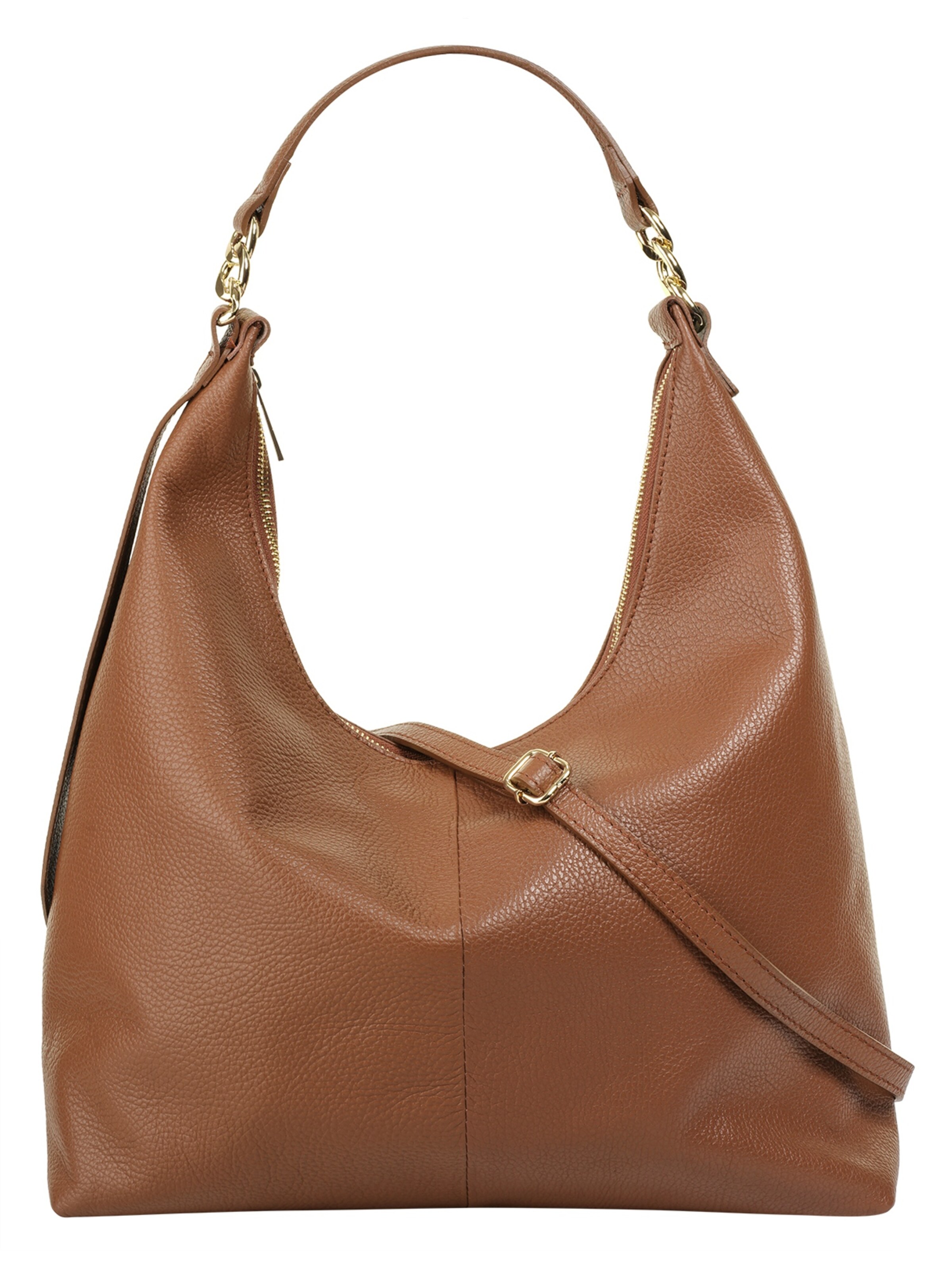 Sac bandoulière Samantha Look en marron : devant