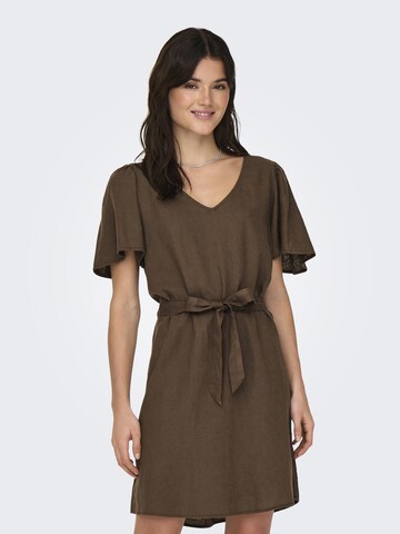 JDY Dress in Brown: front