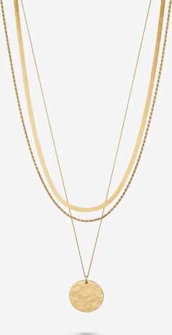 CHRIST Necklace in Gold: front