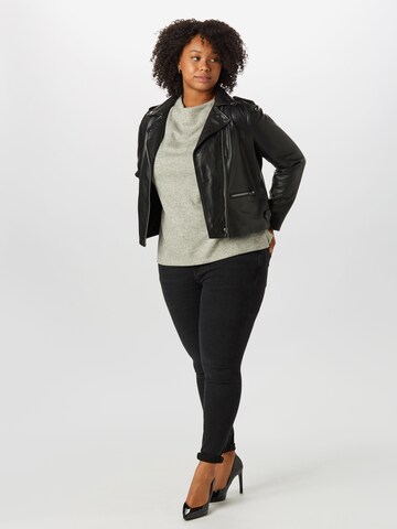 Skinny Jeans 'Ina' di Selected Femme Curve in nero