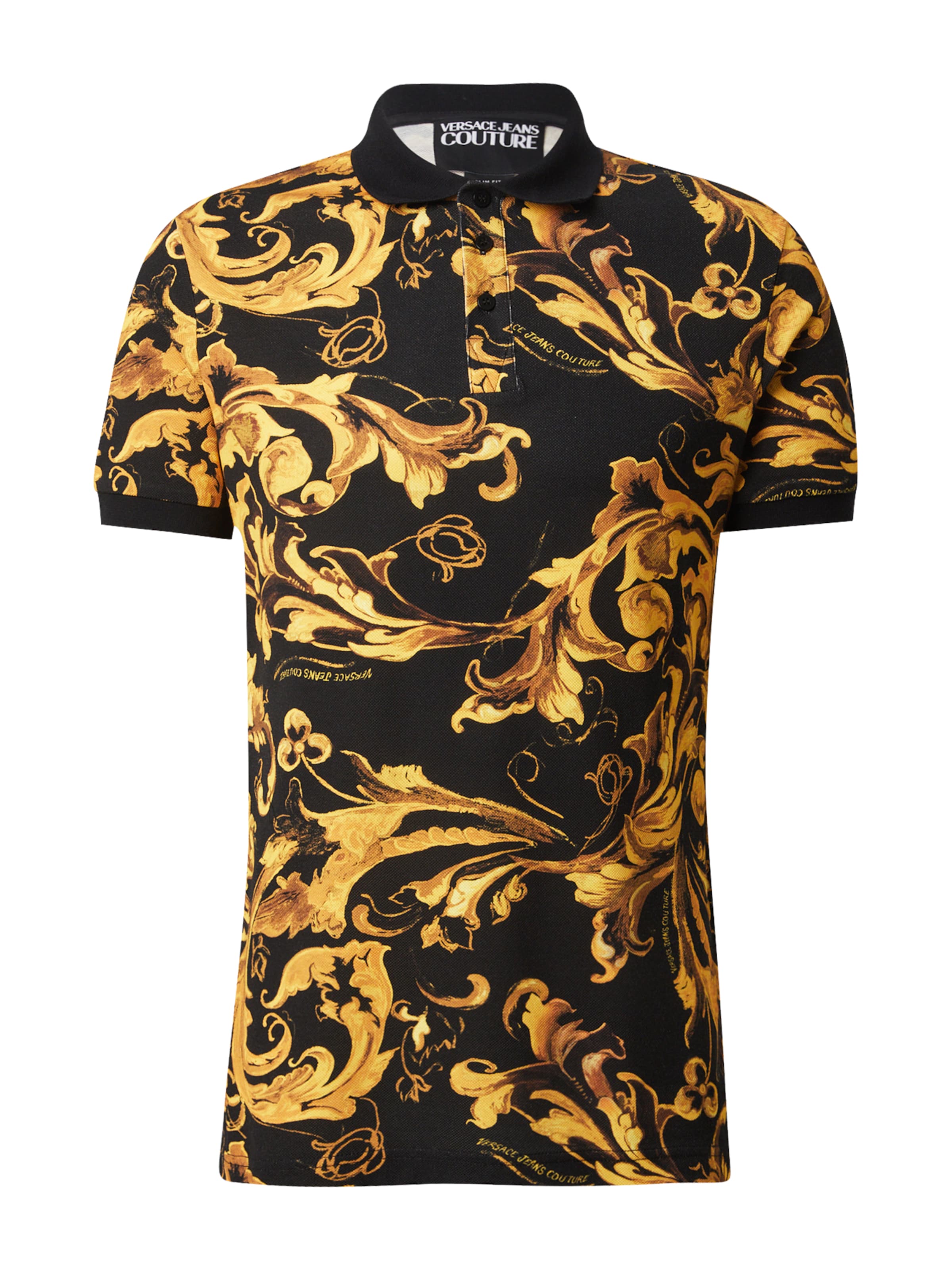 Versace Jeans Couture Μπλουζάκι σε μαύρο: μπροστά