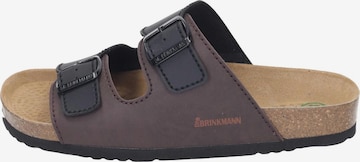 DR. BRINKMANN Mule 'Bonillo' in Black: front