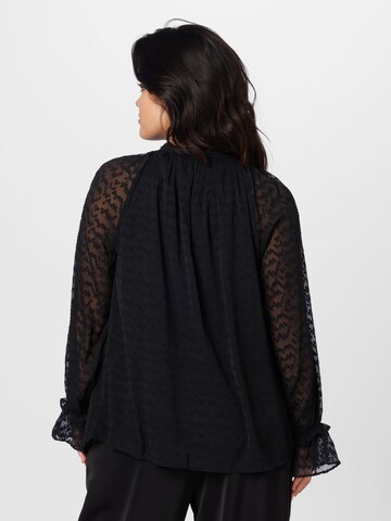 Vila Curve Blouse in Black