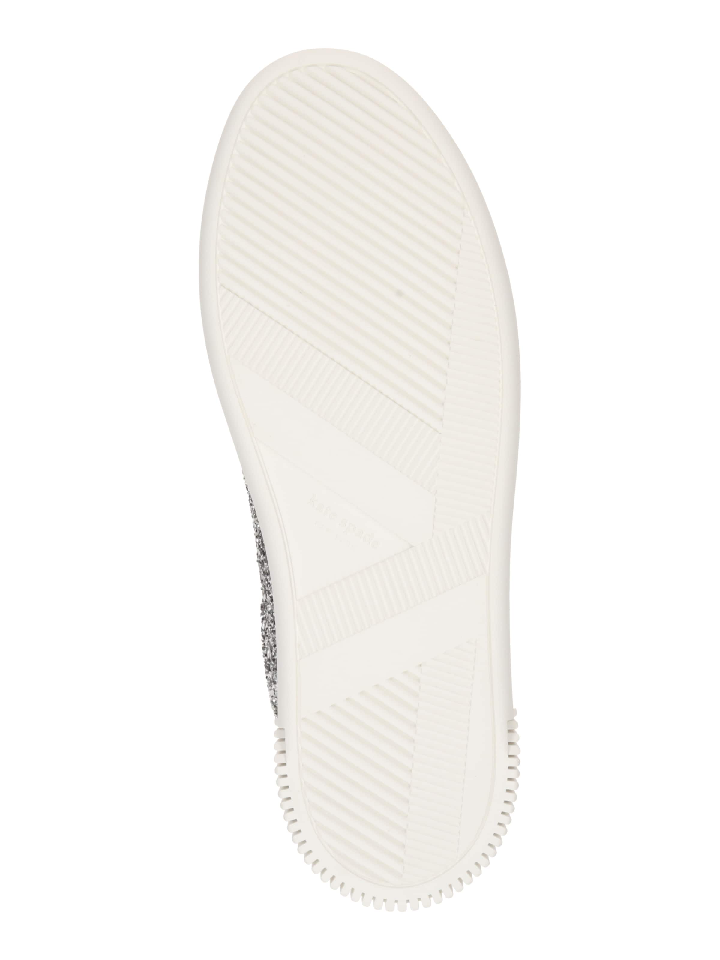 Baskets basses 'K As In Kate Glitter Court Sneakers' Kate Spade en argent