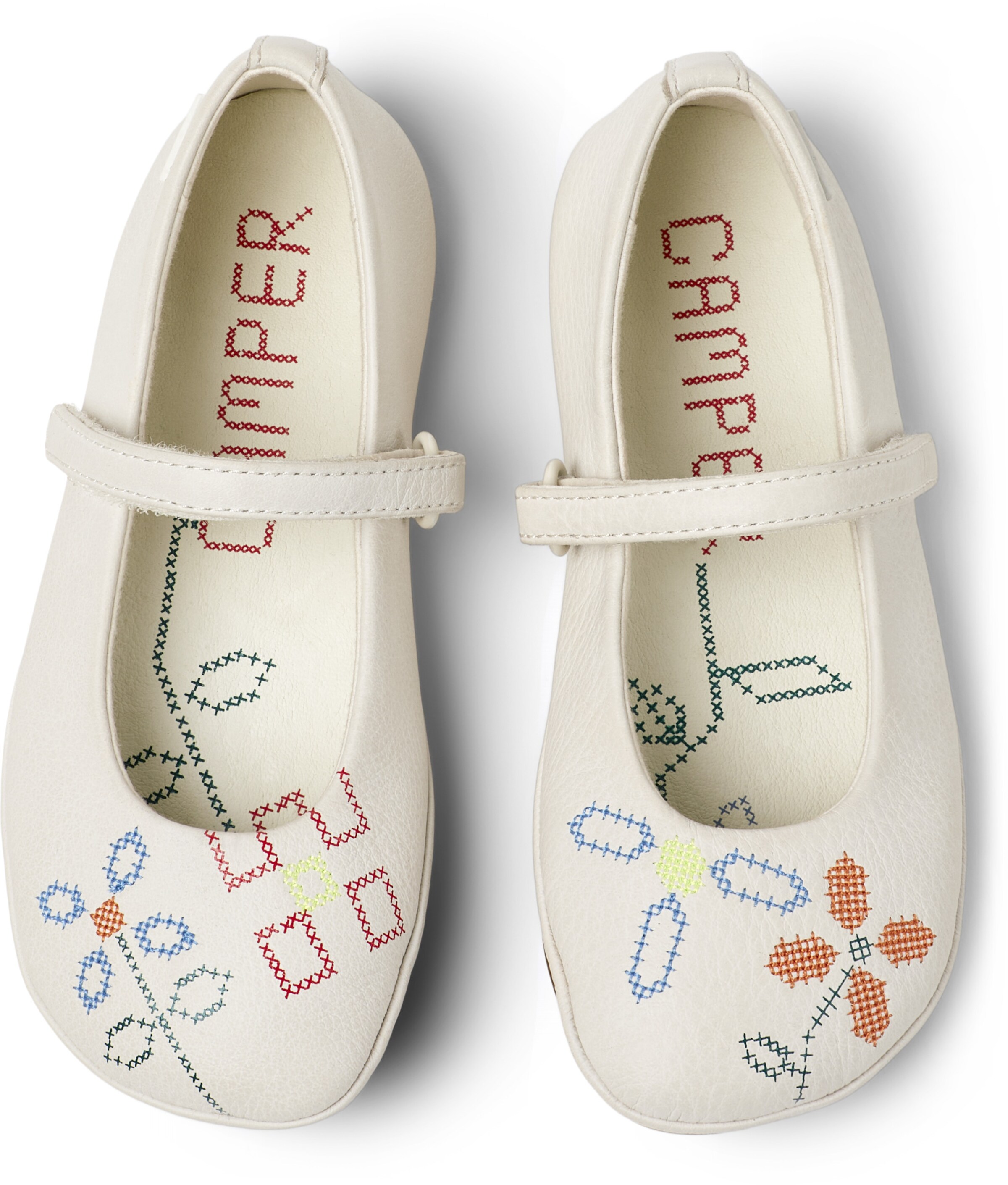 CAMPER Ballerina 'Right' in Weiß