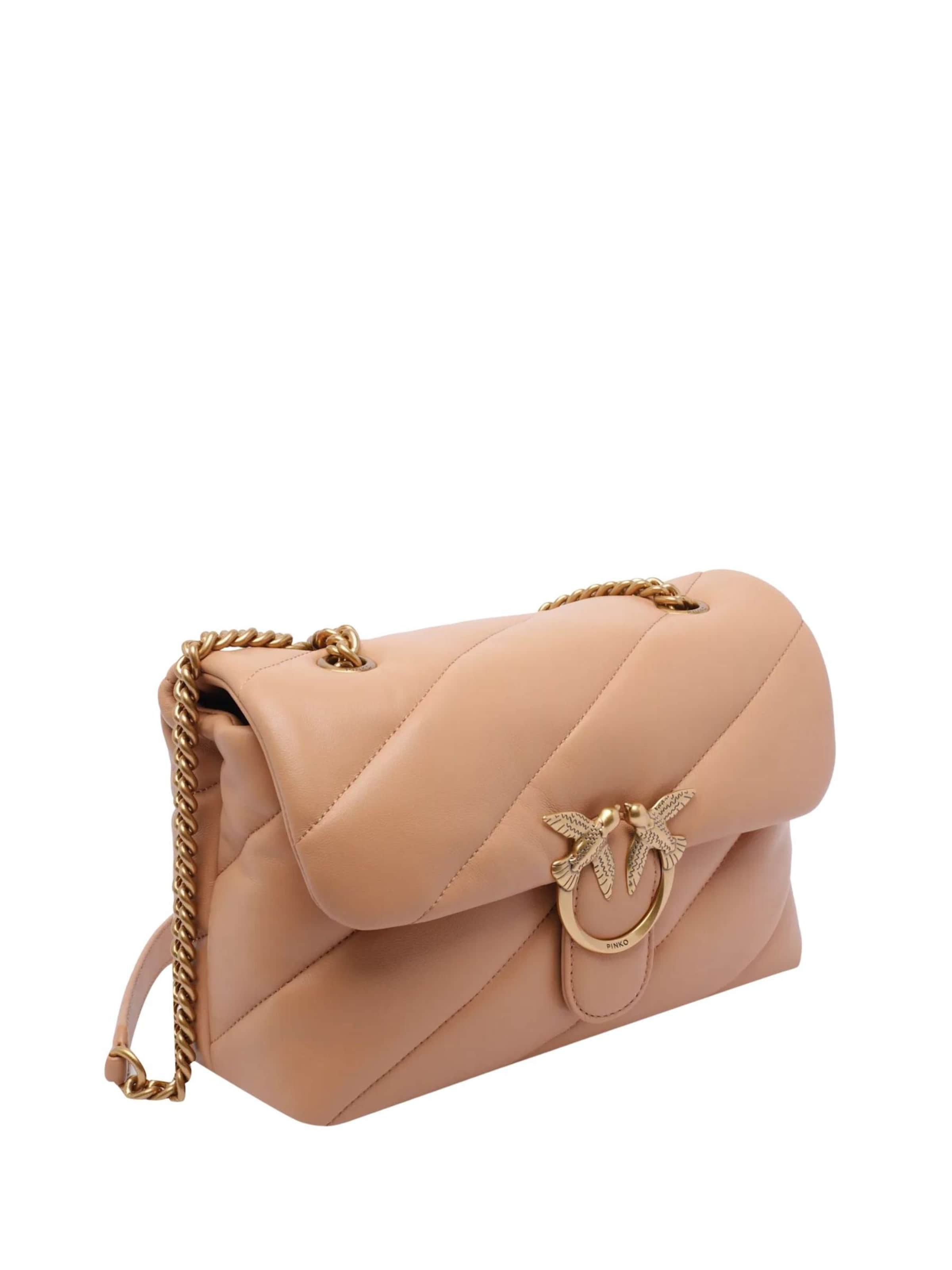 PINKO - Malas de tiracolo 'Pinko Sacs à main Love Puff Classic Cl Sheep Nap Rose' em rosa