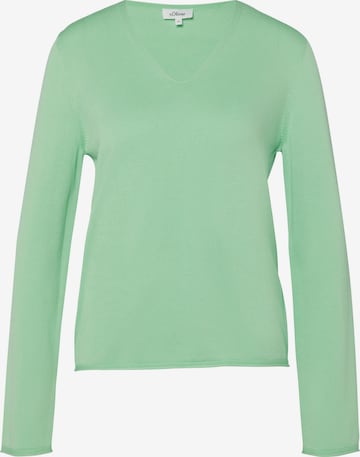 Pull-over s.Oliver en vert : devant