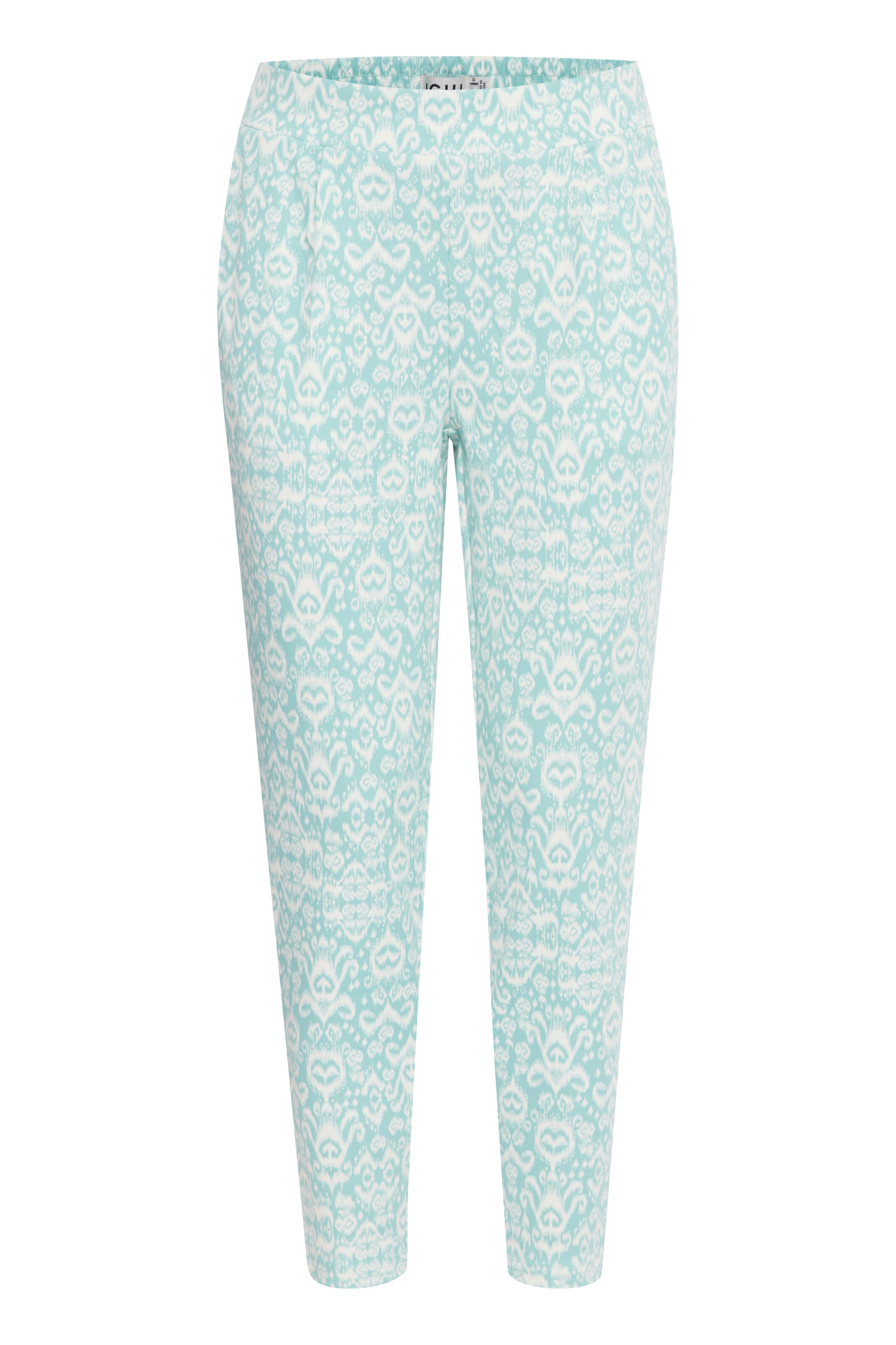 ICHI Ozke Hlače z naborki 'IHKate' | modra barva: sprednja stran