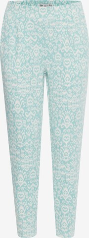 ICHI Tapered Pleat-Front Pants 'KATE' in Blue: front