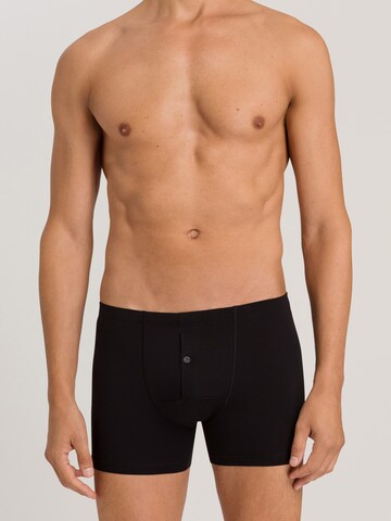Hanro Boxer shorts 'Cotton Sensation' in Black: front