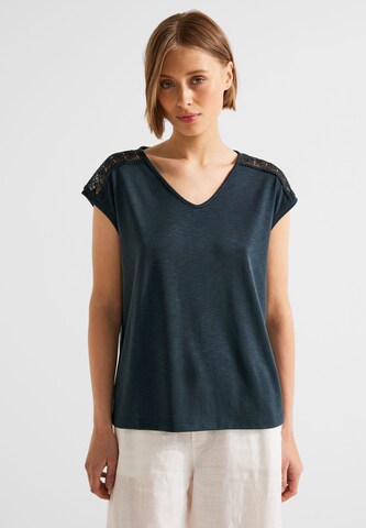 STREET ONE Shirt in Groen: voorkant