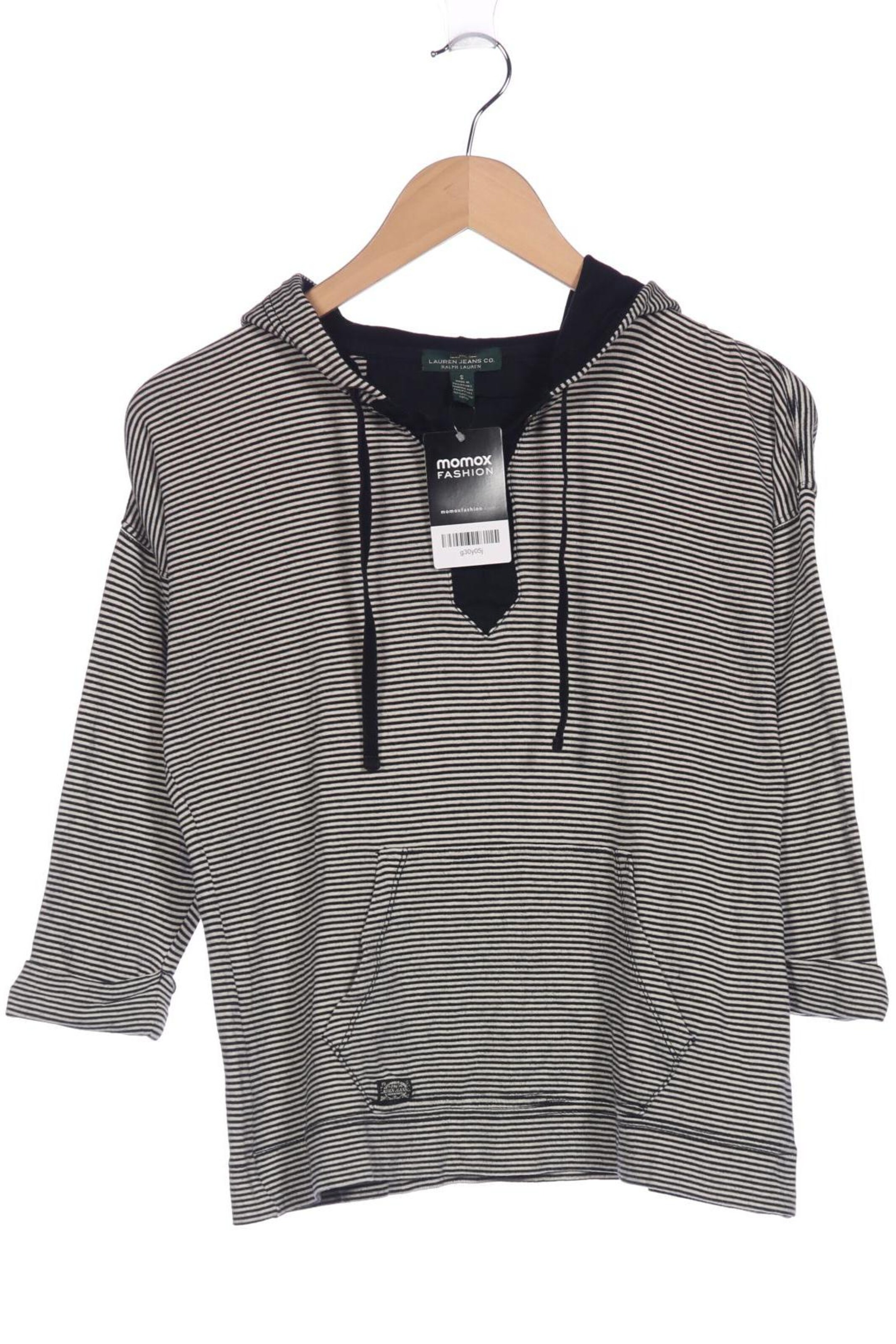 Lauren Ralph Lauren Kapuzenpullover S in Schwarz: Vorderseite