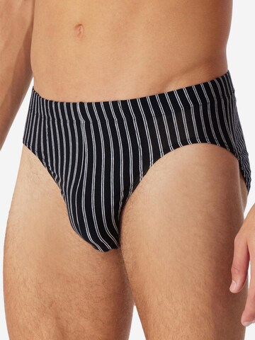 SCHIESSER Slip '95/5 Essentials Cotton' in Black