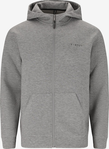 Virtus Sweatshirt 'Taro V2' in Grau: Vorderseite