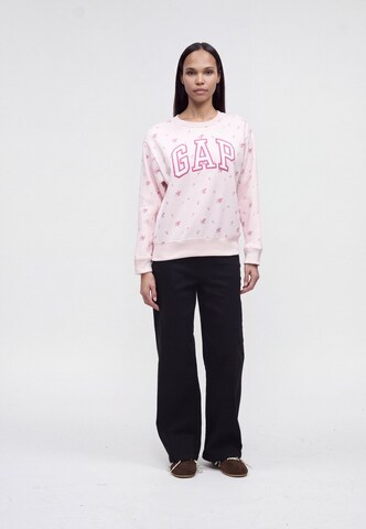 Gap Petite Sweatshirt 'HERITAGE' in Roze