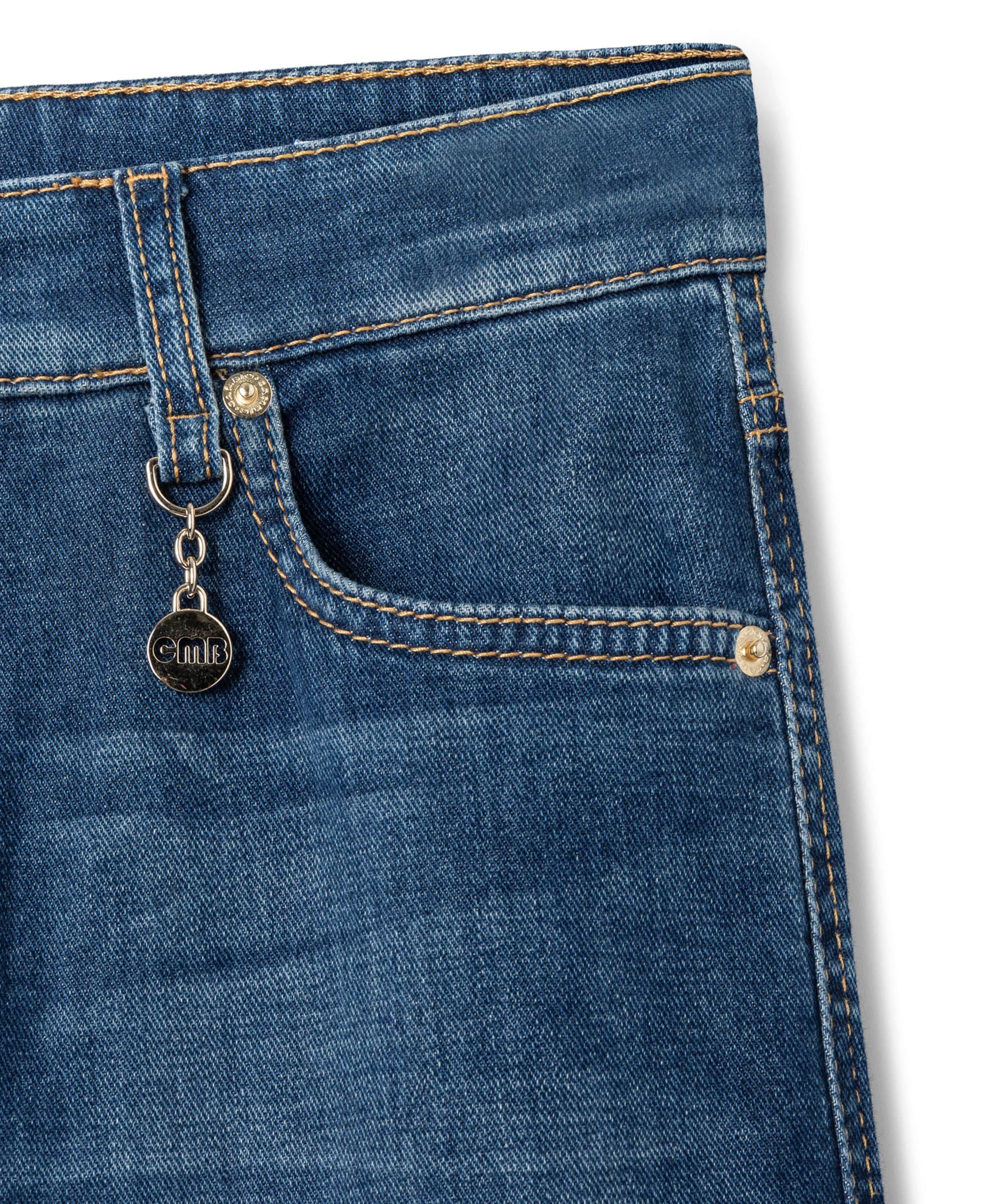 Cambio Wide leg Jeans 'Aimee' in Blauw