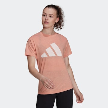 ADIDAS PERFORMANCE - Camisa funcionais 'Winners 2.0' em rosa: frente