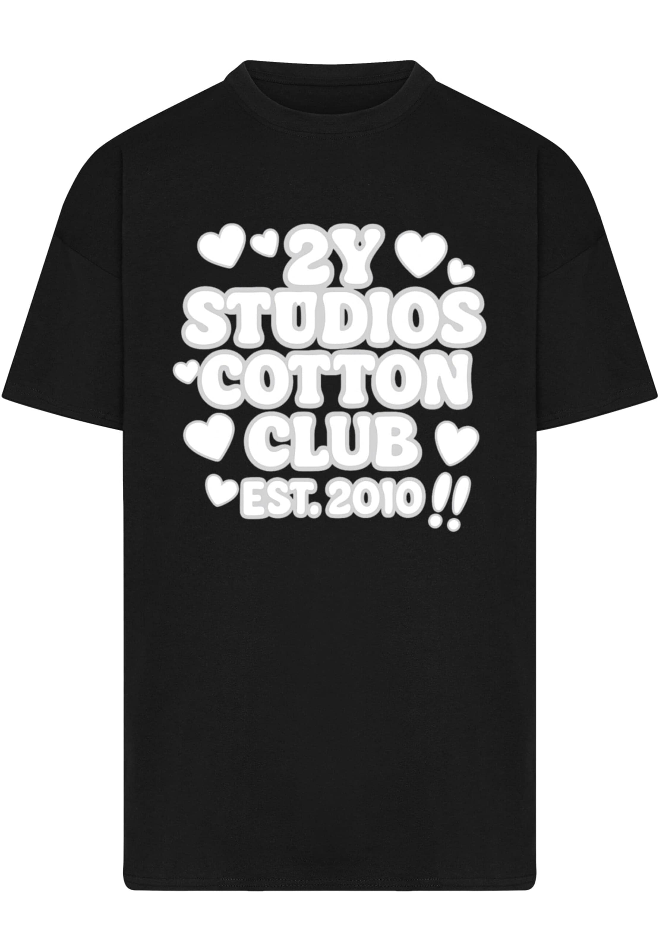 2Y Studios Shirt 'Cotton Club' in Zwart: voorkant