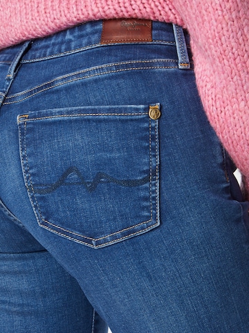 Pepe Jeans جينز واسع من الأسفل جينز 'AUBREY' بلون أزرق