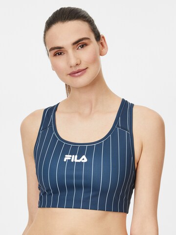 FILA Bustier Sport-BH 'Lea' in Blau: predná strana