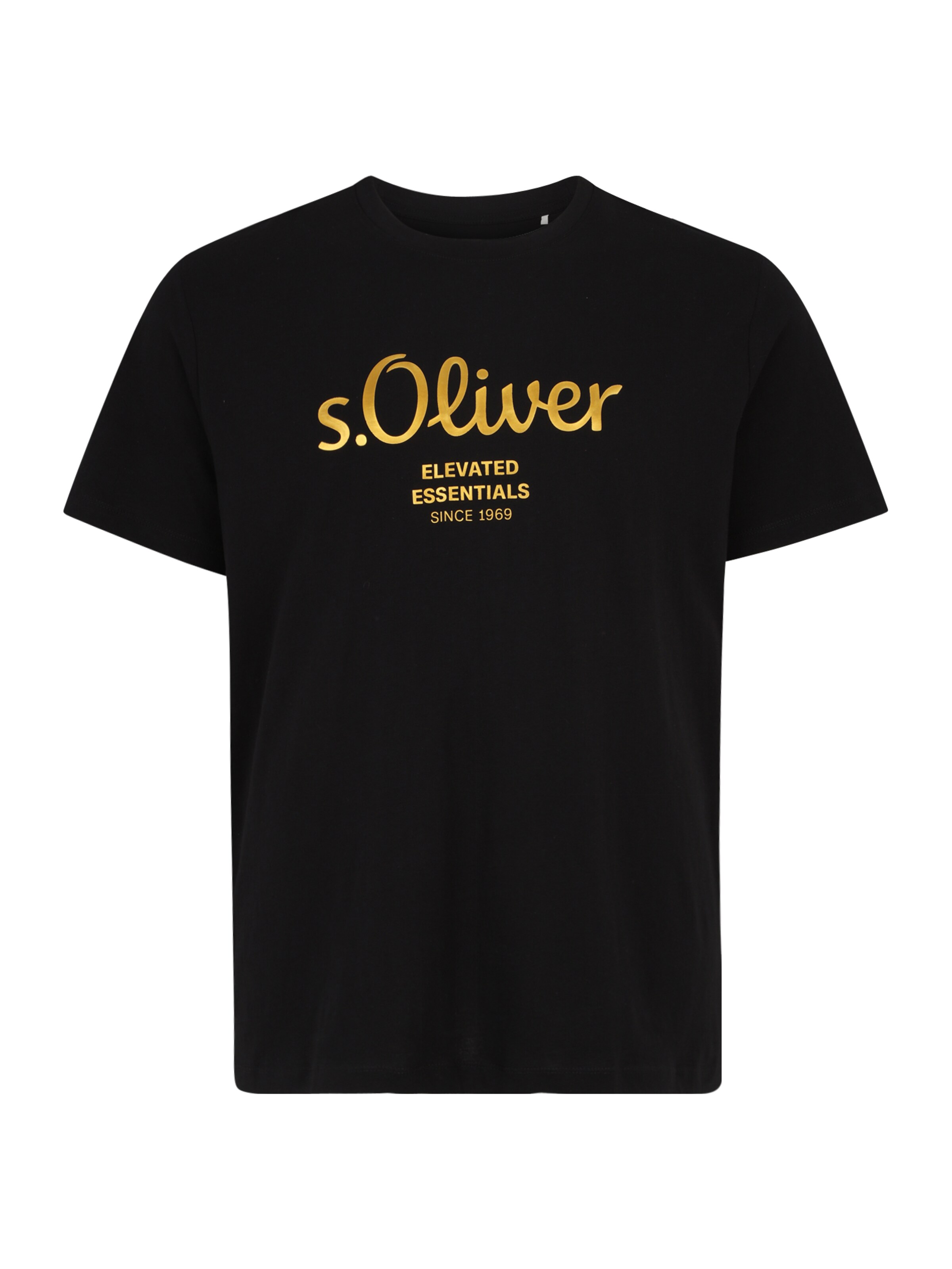 s.Oliver Shirt in Zwart: voorkant