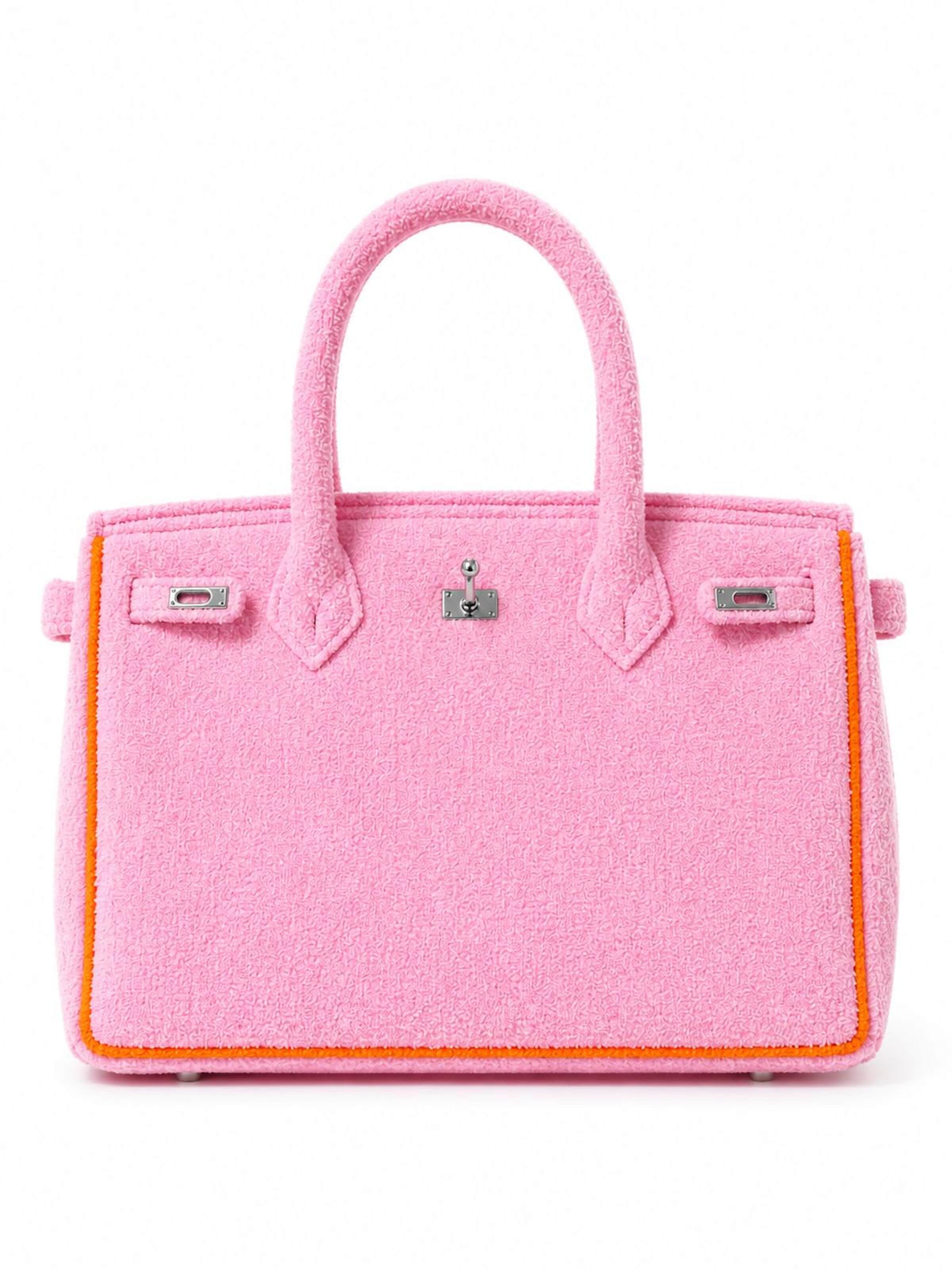 Sac de plage 'Beach Bag Medium' Cala Rose en rose : devant