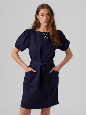 VERO MODA Kleid 'WILD MOLLY' in Blau: predná strana