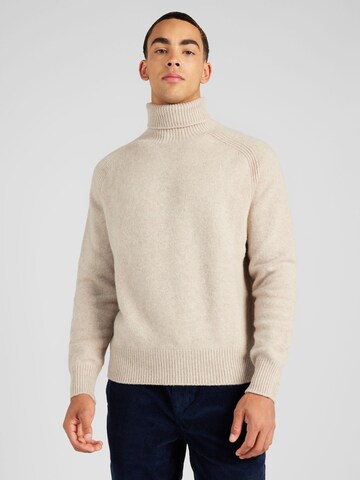 BOSS Sweater in Beige: front