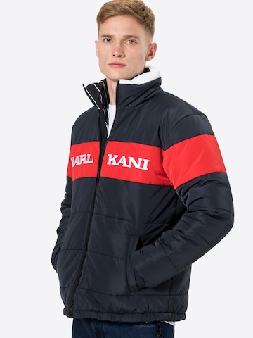 Karl Kani Winterjas in Blauw: voorkant