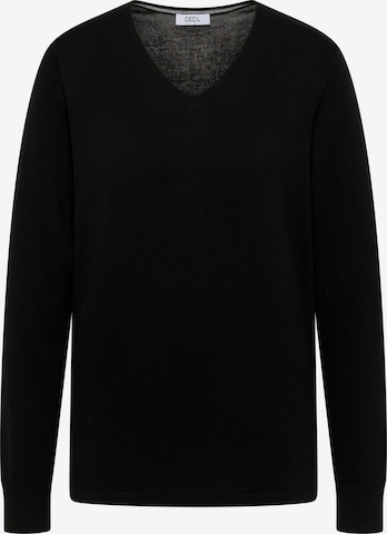 CECIL Sweater in Black: front