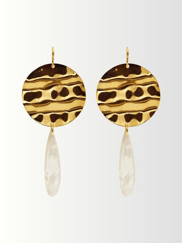 THE-ARE - Pendientes en oro: frente